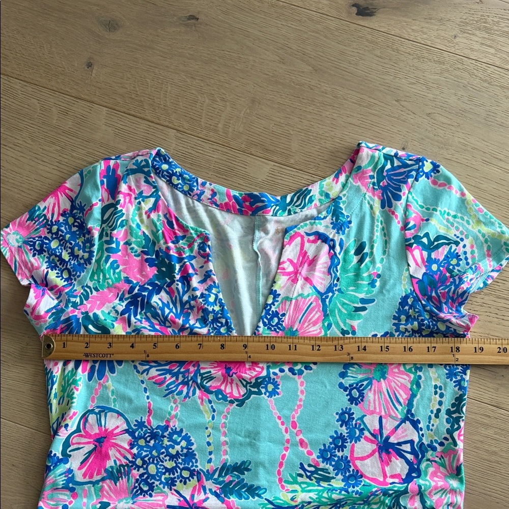 Lilly Pulitzer Sophiletta Dress Beach You To It UPF 50+ Preppy Resortwear Large - Picture 5 of 7